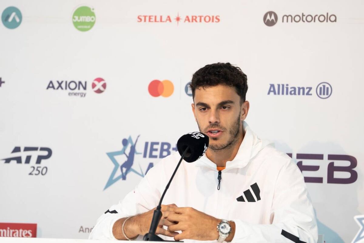 Francisco Cerúndolo respondió a las críticas en conferencia de prensa (Prensa Argentina Open).