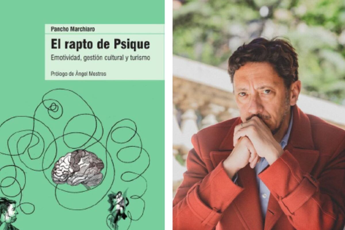 Pancho Marchiaro presenta su nuevo libro "El rapto de Psique" (Gentileza).
