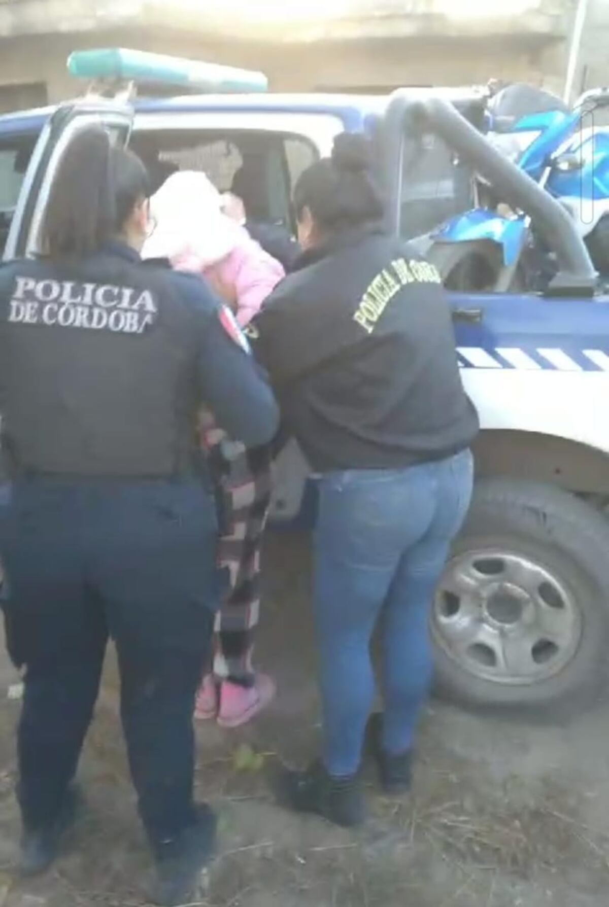 Una de las detenidas. (Policía)