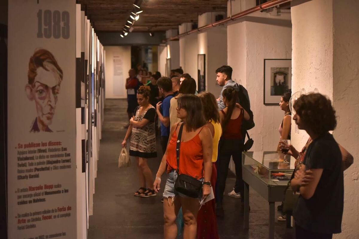 La muestra 40 años de democracia en 220 Cultura Contemporánea (Archivo / La Voz)