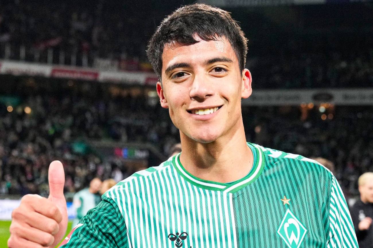 Julián Malatini anotó para el Werder Bremen en Alemania. (WB)