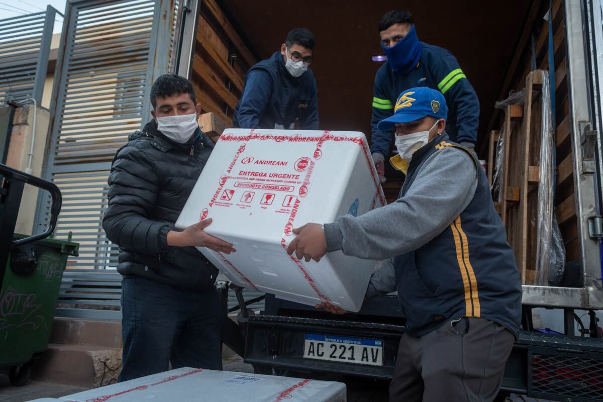 Vacunas. Recibió la provincia de Córdoba.