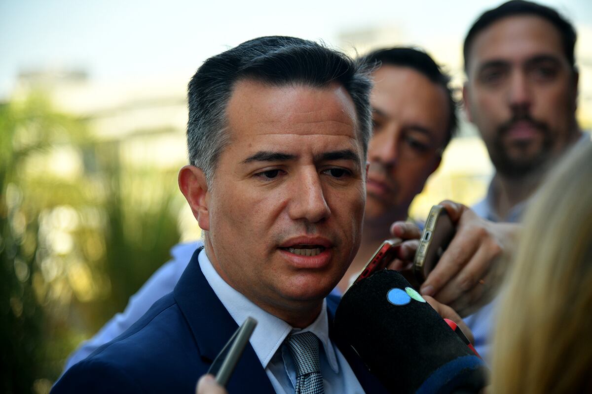 Javier Milei en el 125° aniversario de la Bolsa de Comercio de Córdoba. Gabriel Bornoroni, diputado de La Libertad Avanza. (Pedro Castillo / La Voz)