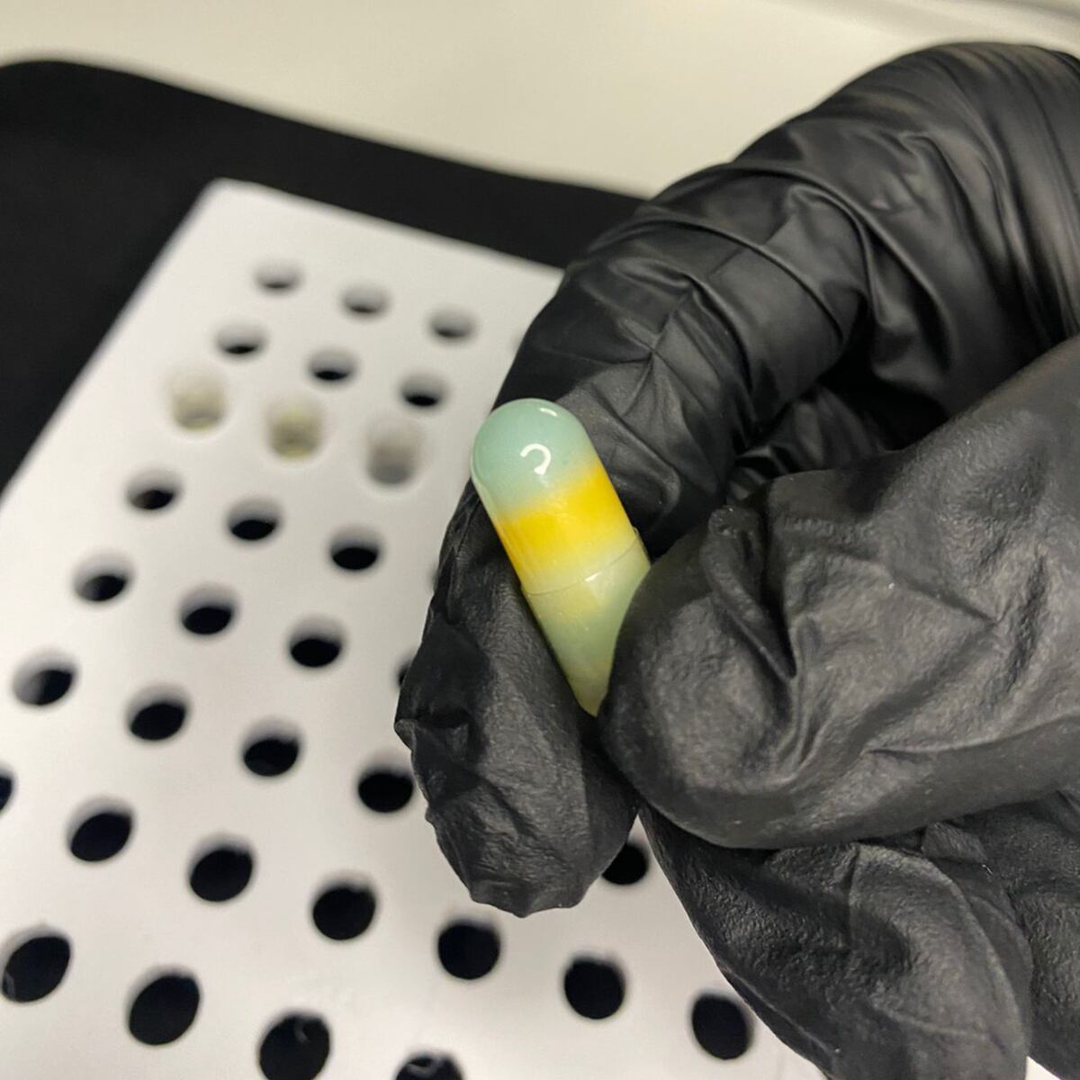 Cápsula impresa por la Pill.lab. (Gentileza)