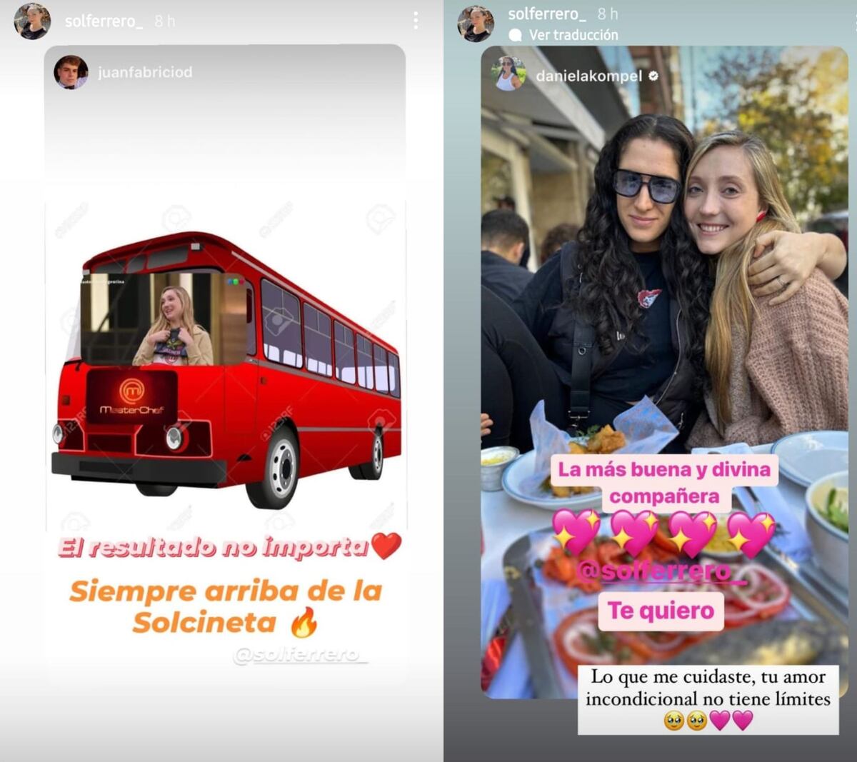 María Sol se despidió emocionada de MasterChef (Captura de pantalla)