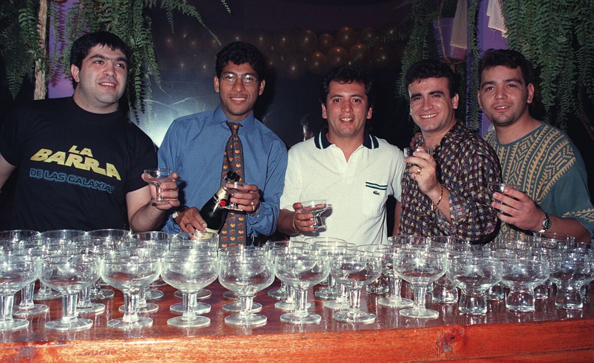 A La Barra en sus años tempranos, le sobraban motivos para festejar. (La Voz/ Archivo)