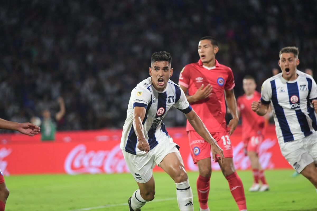 Talleres lo empató con un gol de Juan Rodríguez ante Argentinos Juniors. (Javier Ferreyra / La Voz)