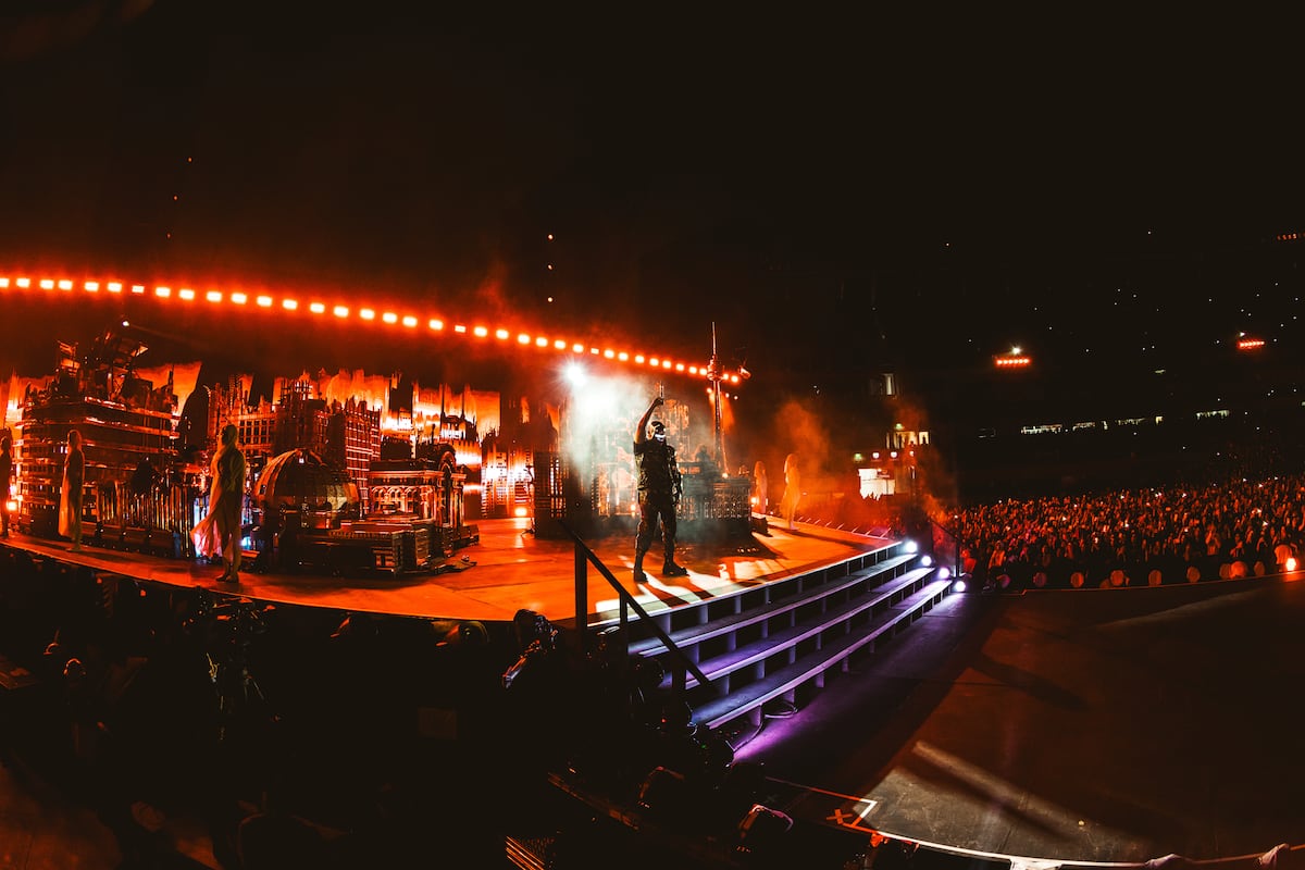 El escenario principal de The Weeknd en el Más Monumental. (Foto: Gonzalo López / Prensa DF Entertainment)