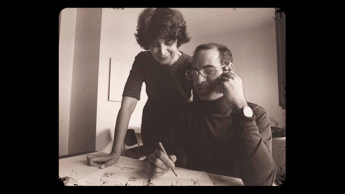 Quino junto a Alicia Colombo, su esposa. (prensa Disney)