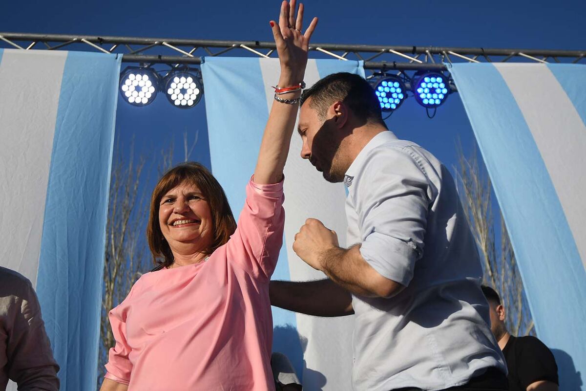 Patricia Bullrich y Luis Petri, la otra opción de Juntos por el Cambio. (José Gutiérrez / Los Andes)