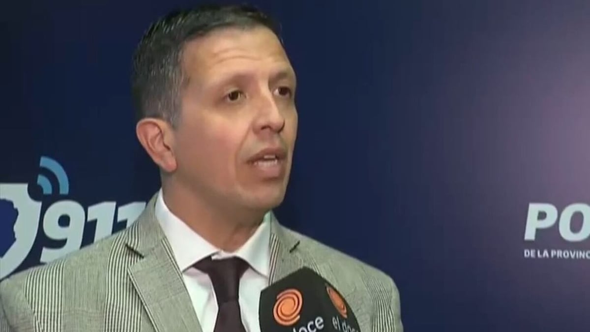 Comisario Cristian Cabrera de la Policía, preso y acusado por presunta asociación ilícita. (La Voz / Archivo)
