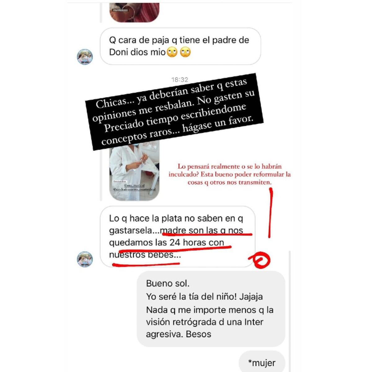 La historia que publicó Noelia Marzol en Instagram. (Instagram)