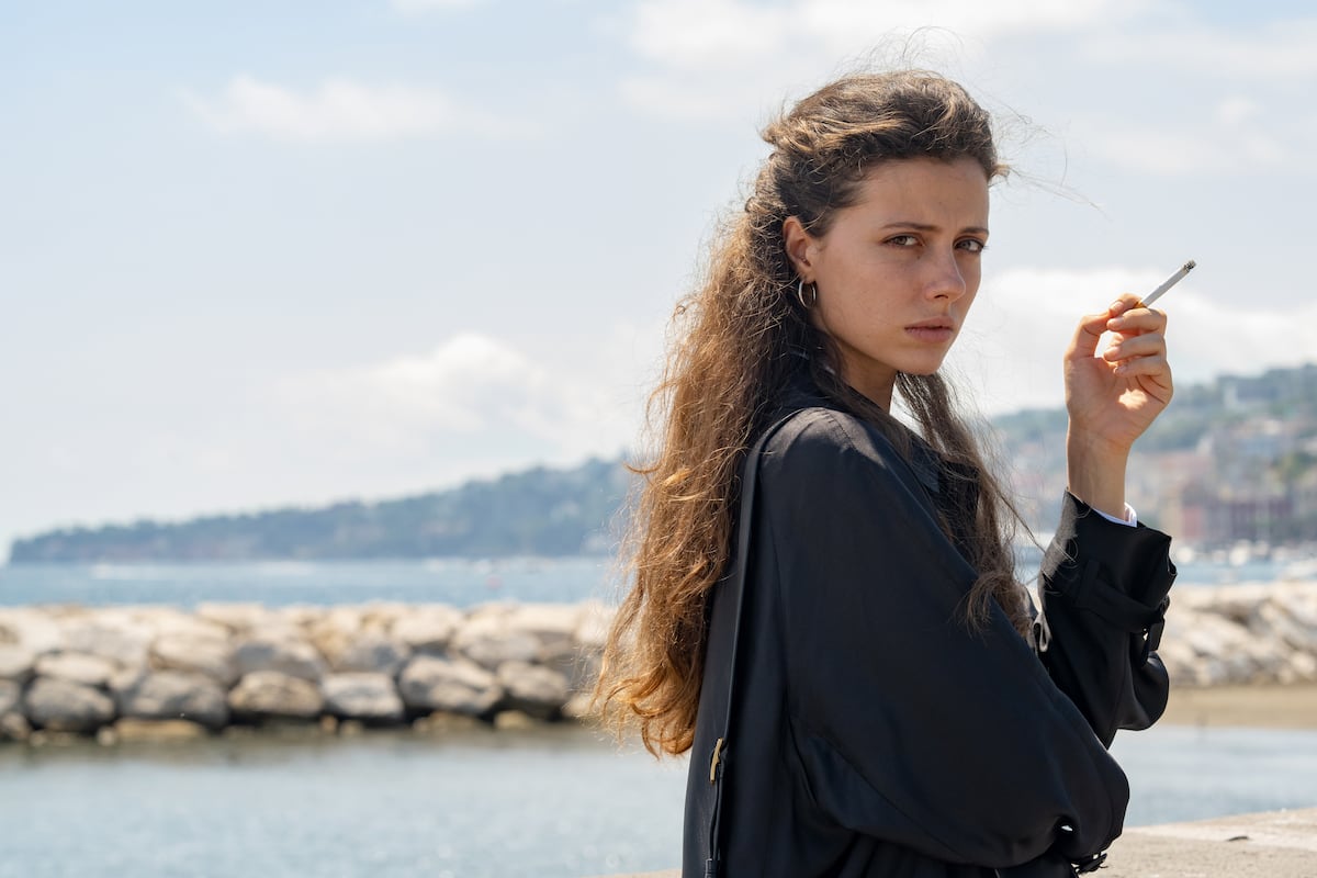 Celeste Dalla Porta , protagonista de “Parthenope. Los Amores de Nápoles”, la nueva película de Paolo Sorrentino. (Gianni Fiorito y BF Distribution)