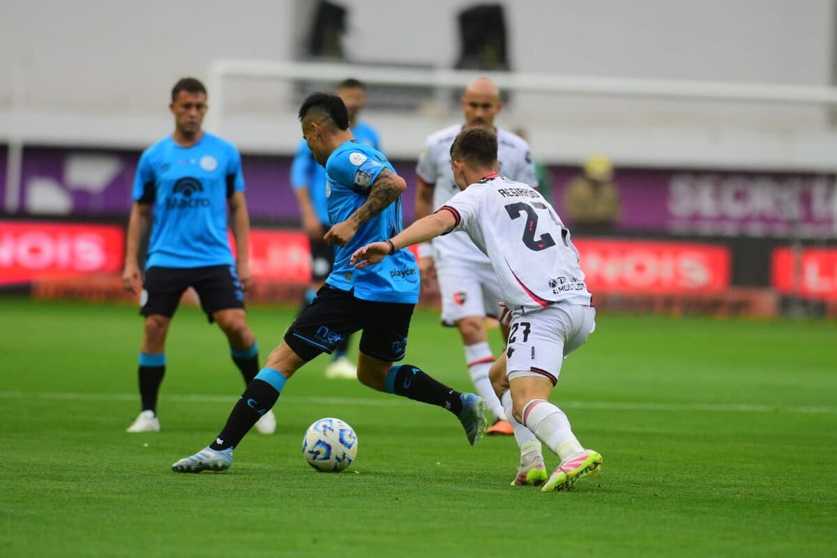 Belgrano en su partido de Copa Argentina. (José Gabriel Hernández / La Voz).