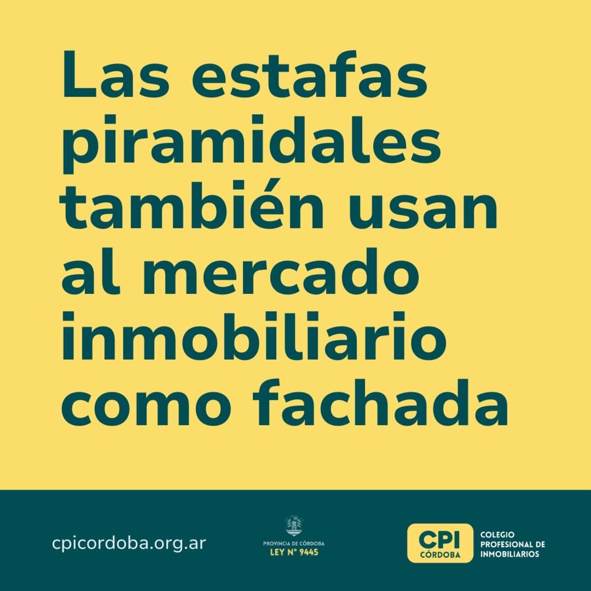 El CPI advierte tener precauciones con estafas que tienen fachada inmobiliaria (Gentileza).