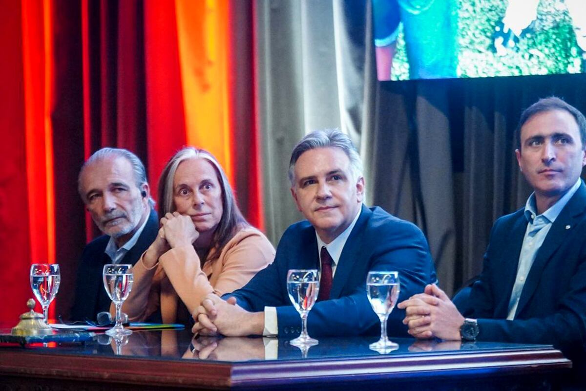 El gobernador Martín Llaryora anunció la construcción del Campus Papa Francisco para jóvenes privados de la libertad que anunció el Gobierno provincial. (Gobierno de Córdoba)