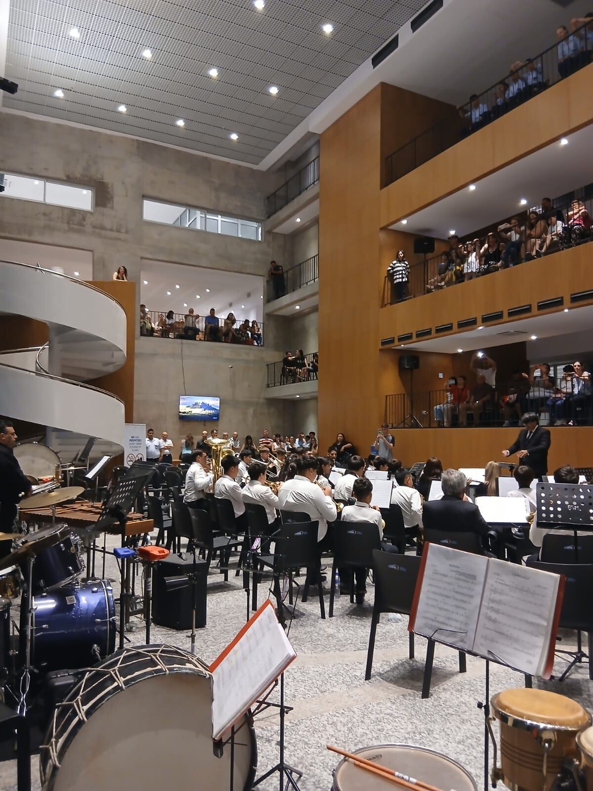 Encuentro de bandas en el Concejo Deliberante de Córdoba.