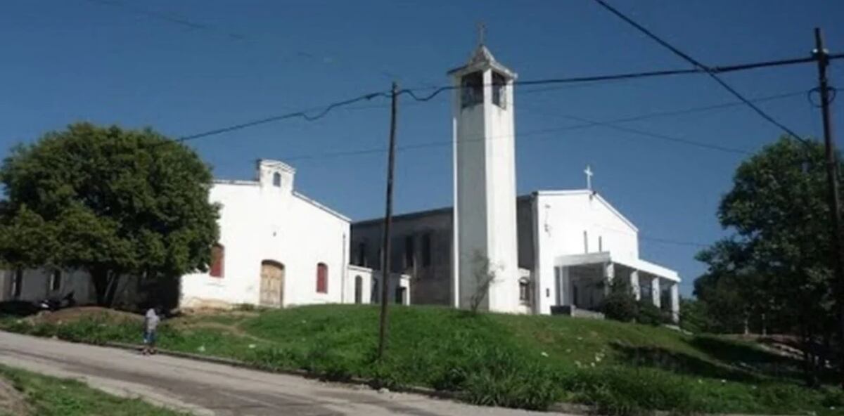 Salta. La casa parroquial donde ocurrió el intento de robo (Gentileza).