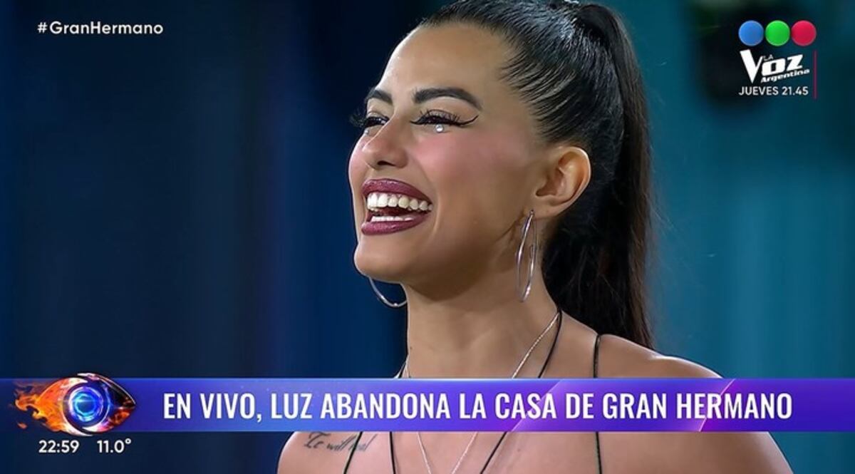 Luz quedó en tercer puesto en "Gran Hermano 2025". (Captura)