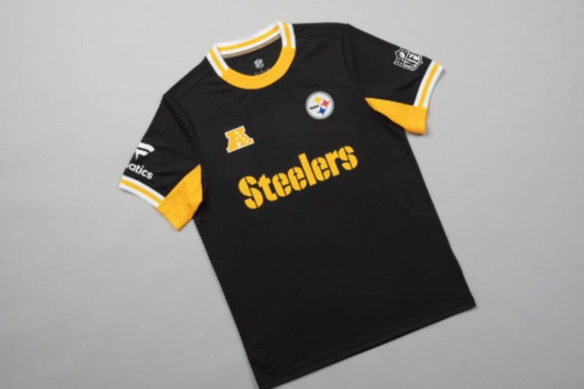 Las camisetas de los equipos de la NFL como si fueran de fútbol (Fanatics)