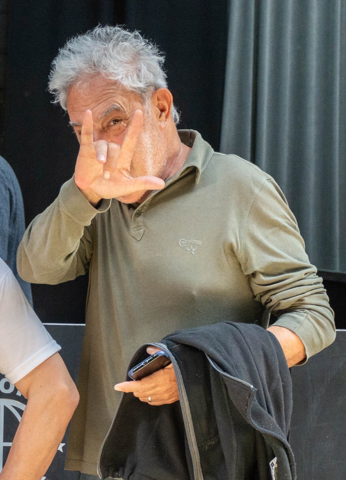 Lalo Mir en el Encuentro Nacional de Locutores (Gentileza Andrea Zana).