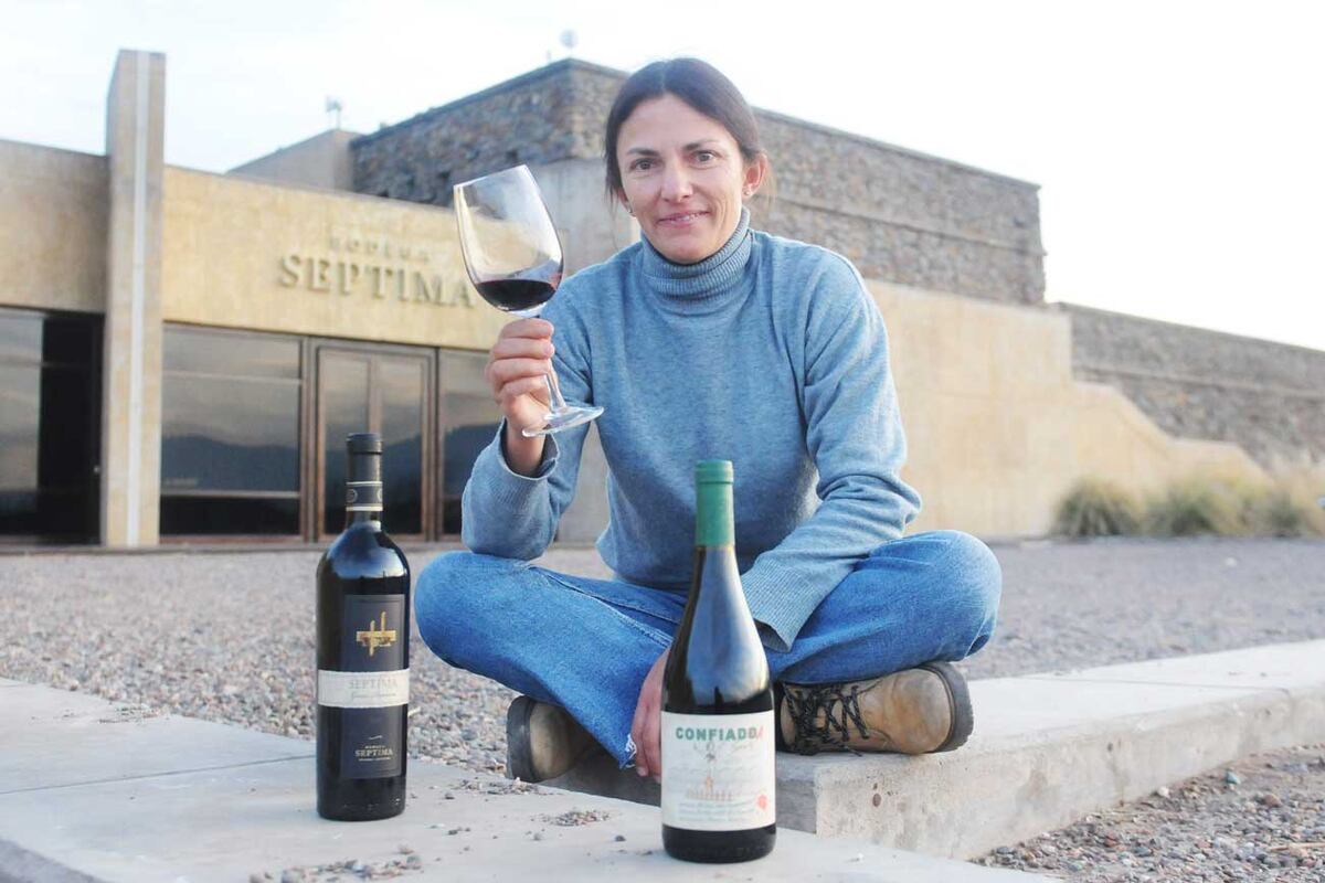 Paula Borgo, enóloga de bodega Séptima (Javier Ferreyra/LVI). .