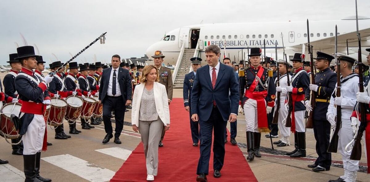 La primer ministra de Italia, Giorgia Meloni.