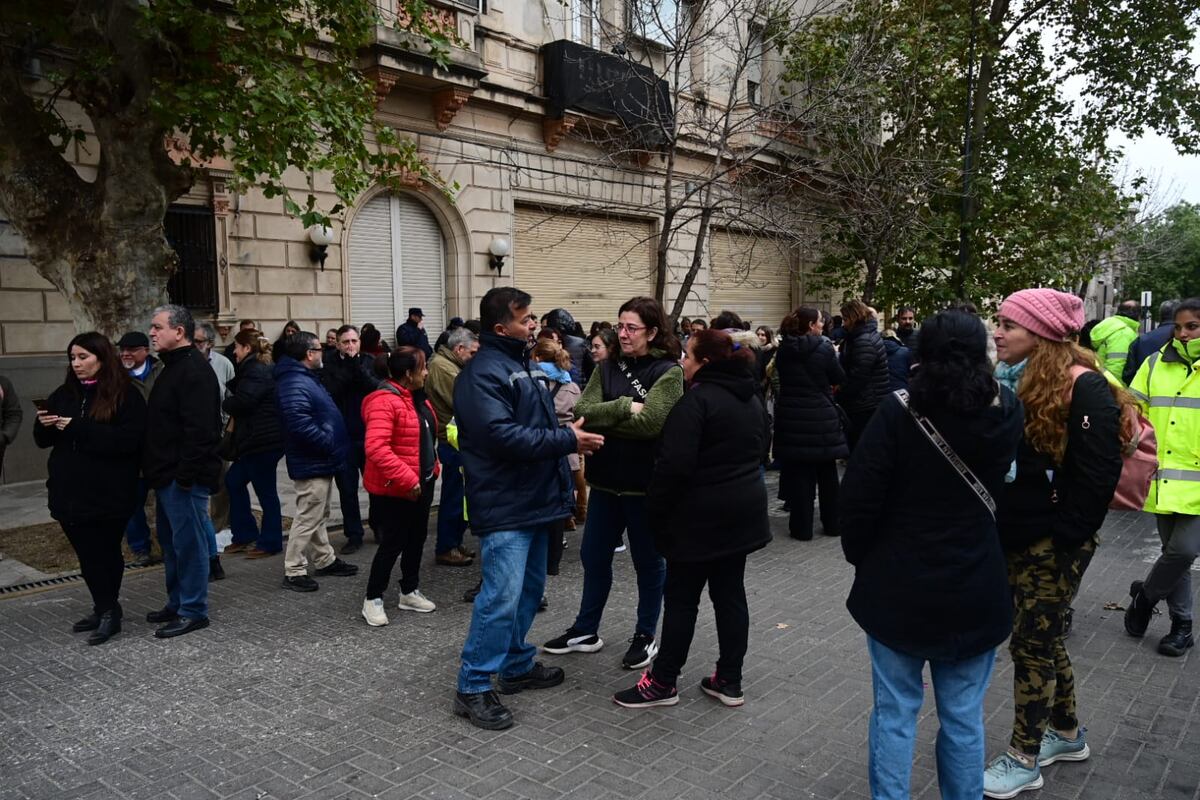 Conflicto con municipales en Villa María, este jueves (La Voz)