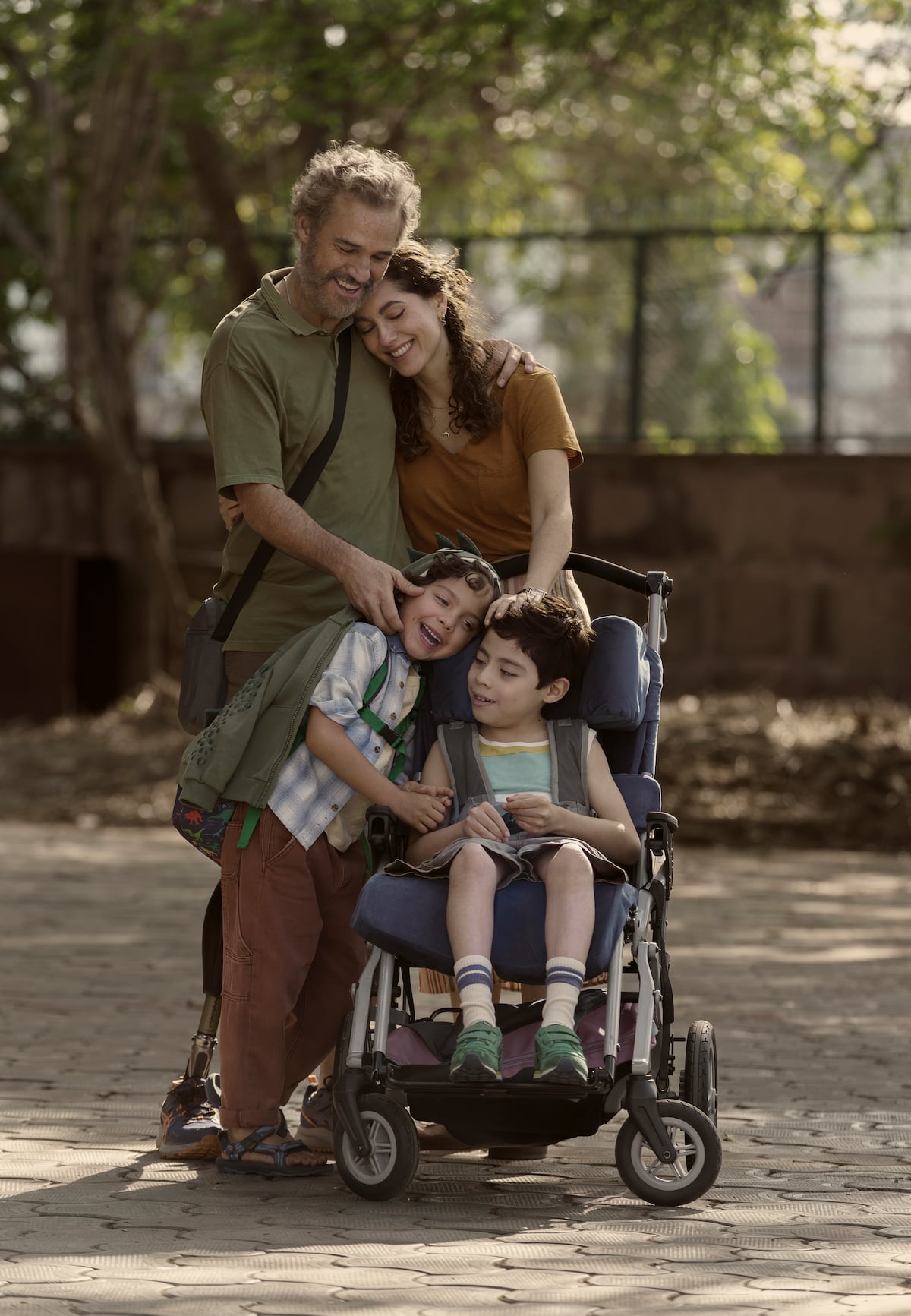 "Los dos hemisferios de Lucca", la película que relata la lucha de una cordobesa y su familia (Prensa Netflix).
