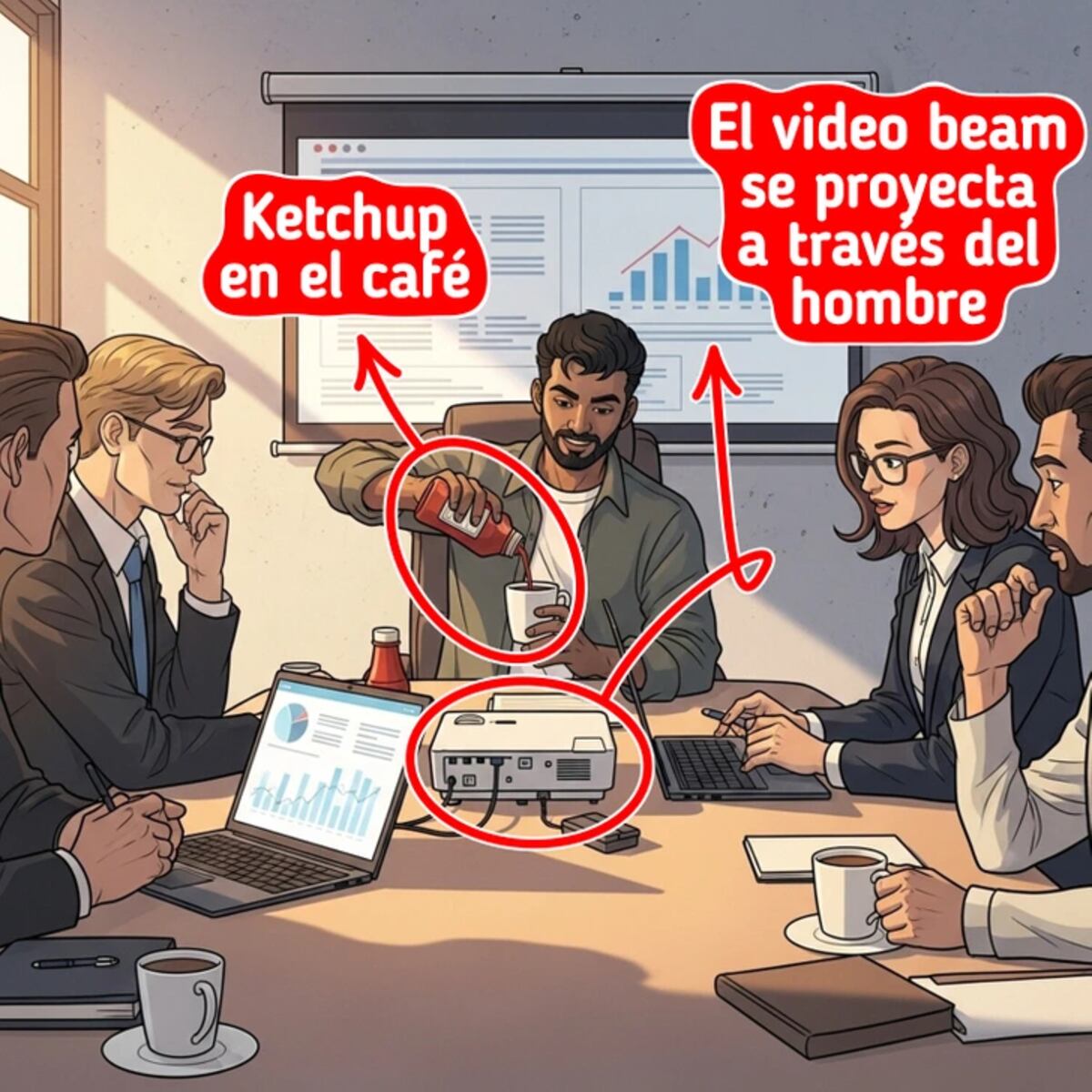 La solución del reto visual.