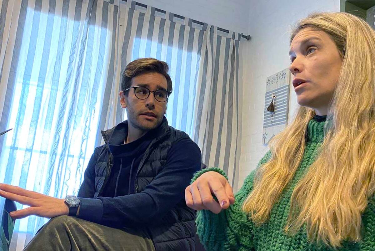 Facundo y Valentina, en una entrevista que concedieron a La Voz en 2022 (Tomy Fragueiro).