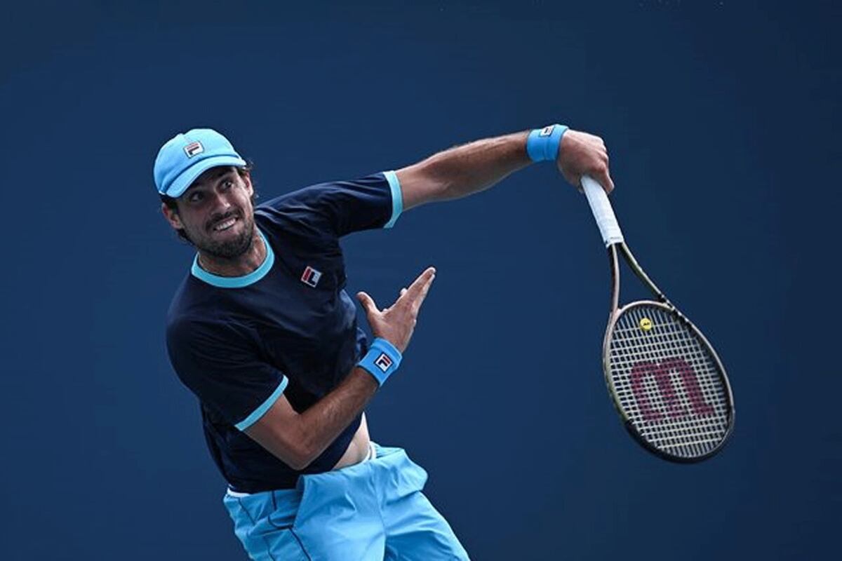 El bahiense Guido Pella aprovecha el ranking protegido y suma partidos de gran nivel en Europa. (@guido_pella)