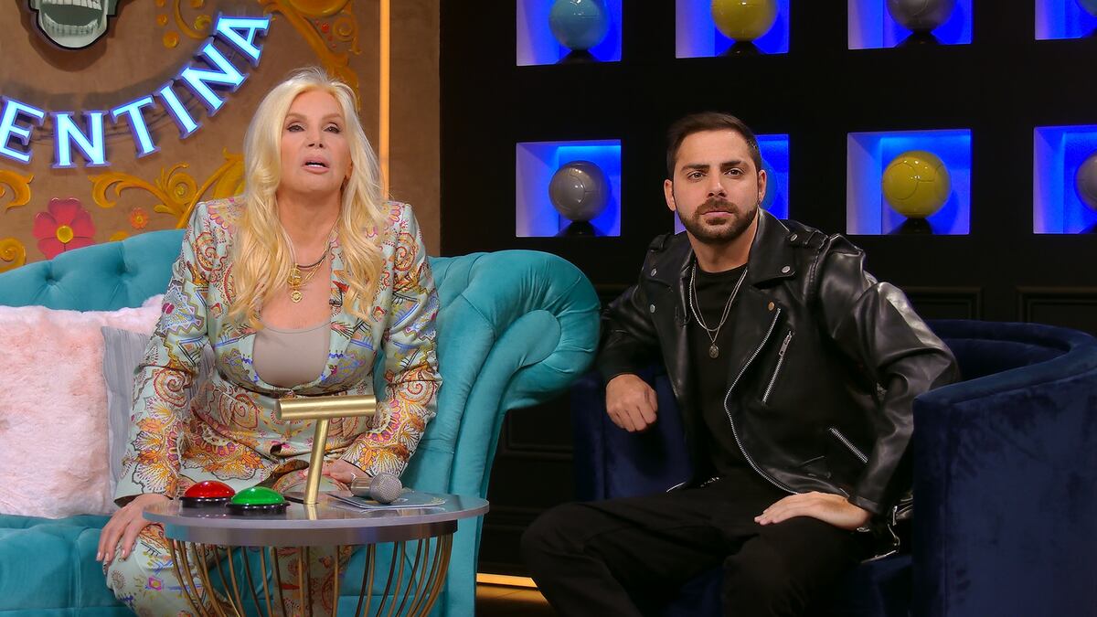 Susana Giménez y Grego Rossello, los conductores de "LOL: Last One Laughing Argentina".