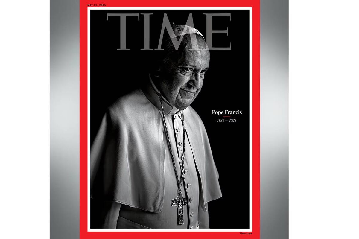 Time. La revista se hizo eco de la muerte de Francisco con una portada dedicada enteramente al Papa.