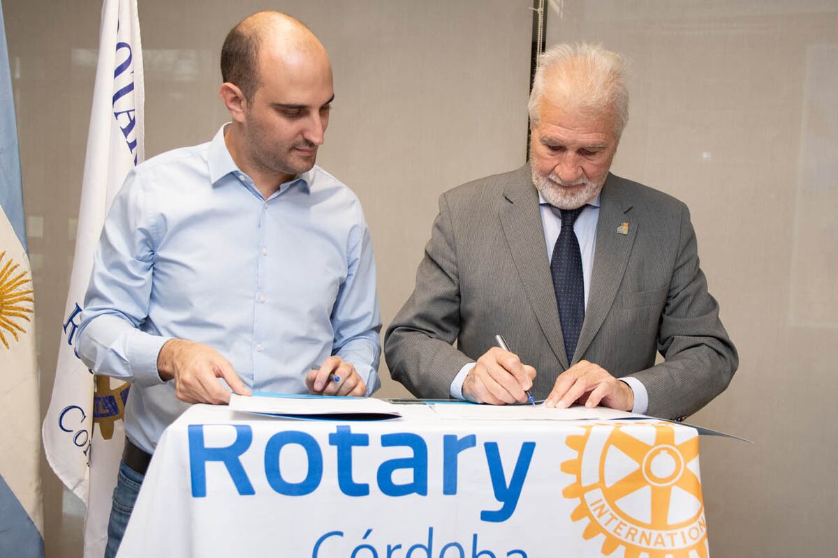 Córdoba Joven  y el Rotary Club en acciones conjuntas.