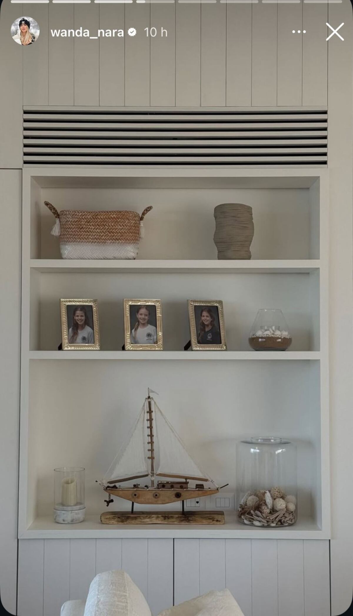 Los detalles en la casa de verano de Wanda.