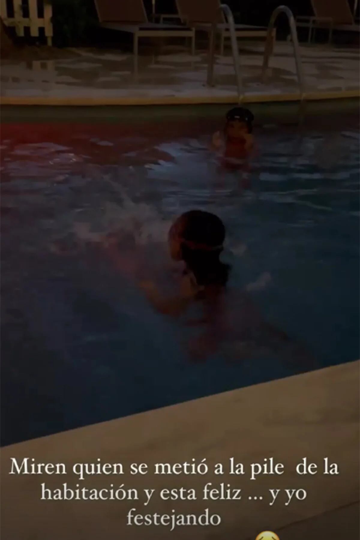Las historias de Cinthia Fernández compartió de su hija Francesca, ya recuperada.