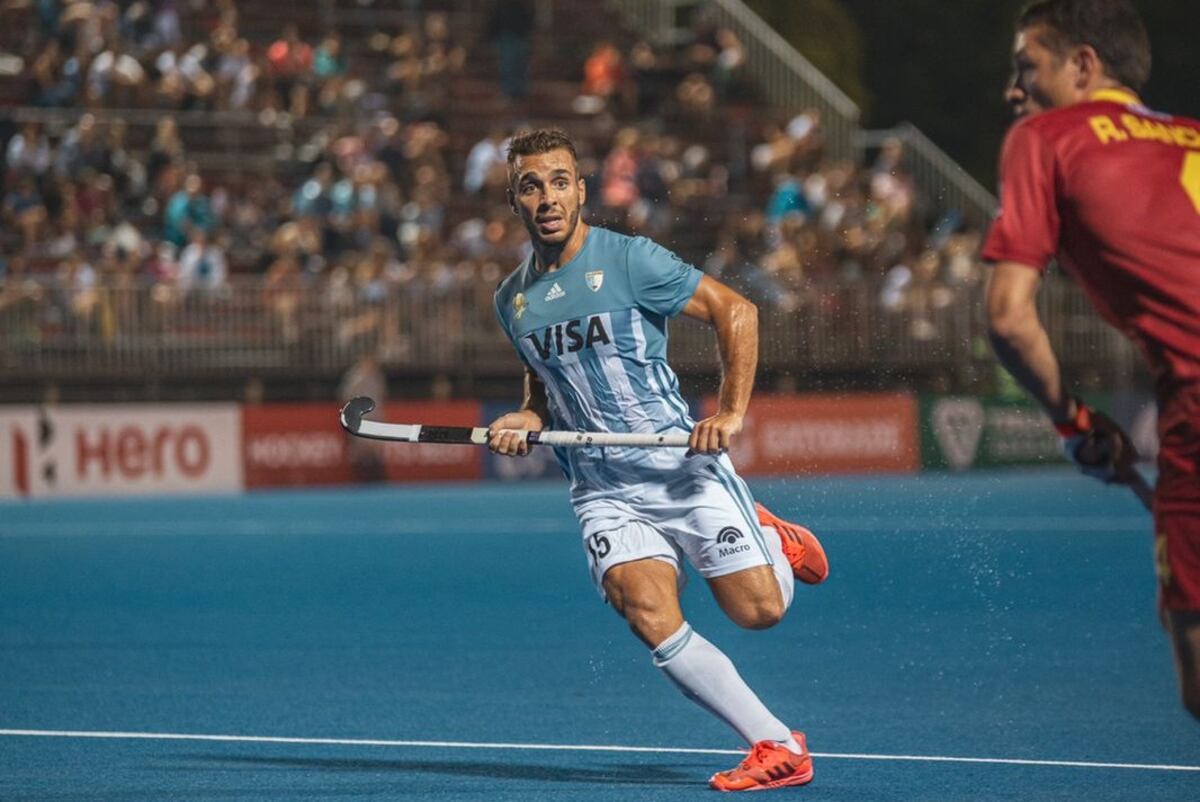 Tomás Dómene, jugador del seleccionado argentino de hockey sobre césped. (Gentileza Tomás Dómene)