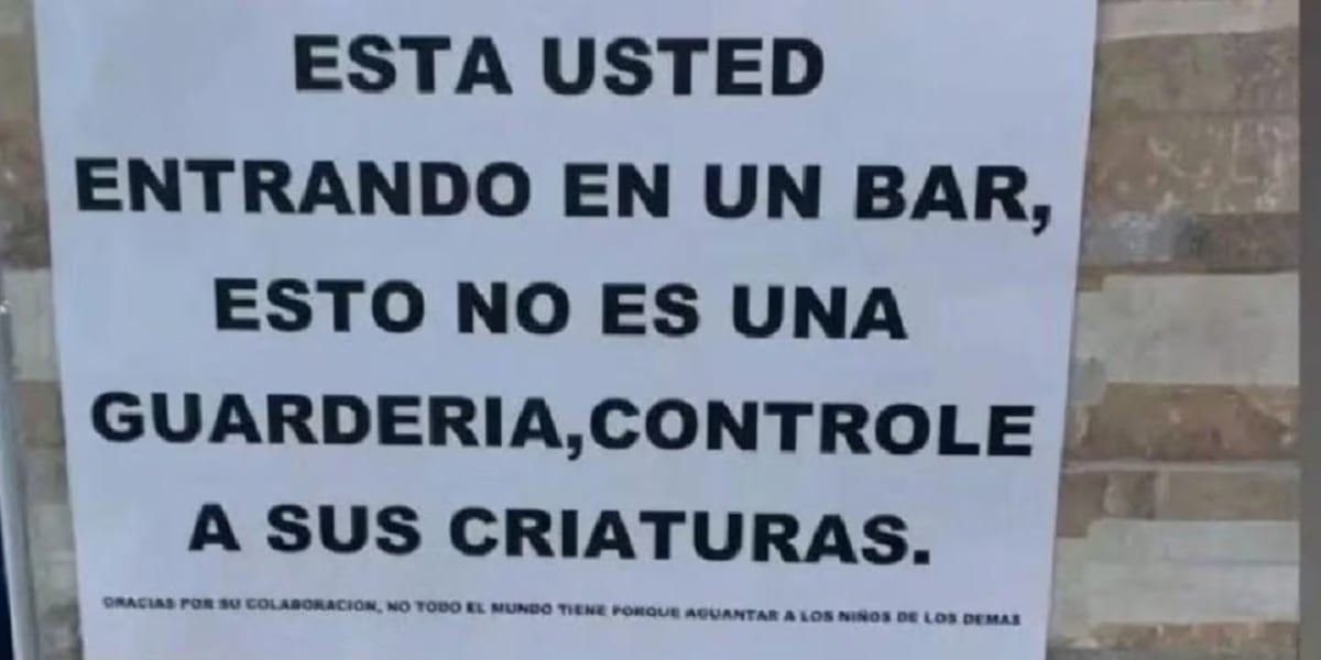 El cartel del restaurante.