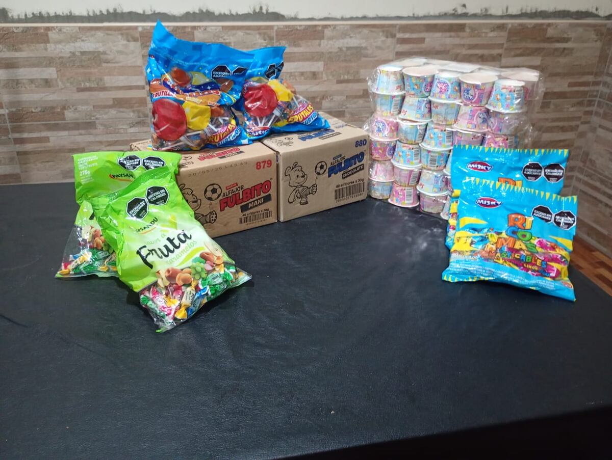 Colecta de golosinas para el Hospital de Niños. (Gentileza)