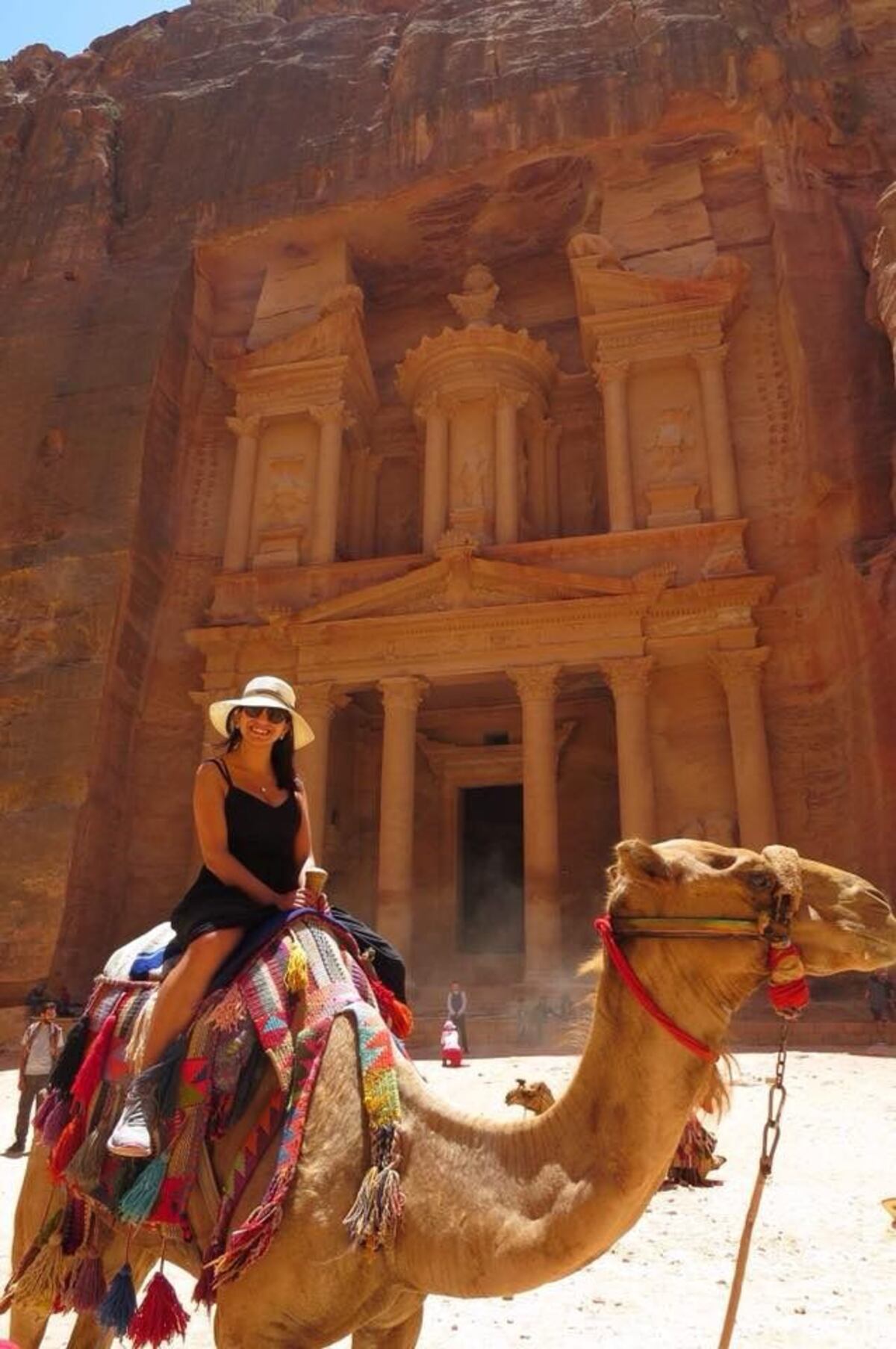 Vanesa en Petra, Jordania.