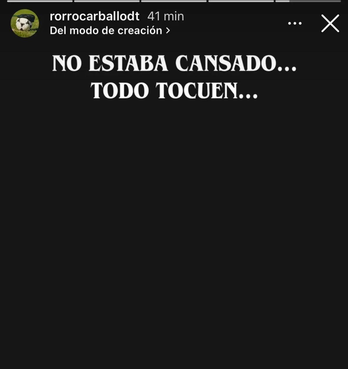 El posteo del entorno de Zeballos. (Captura).