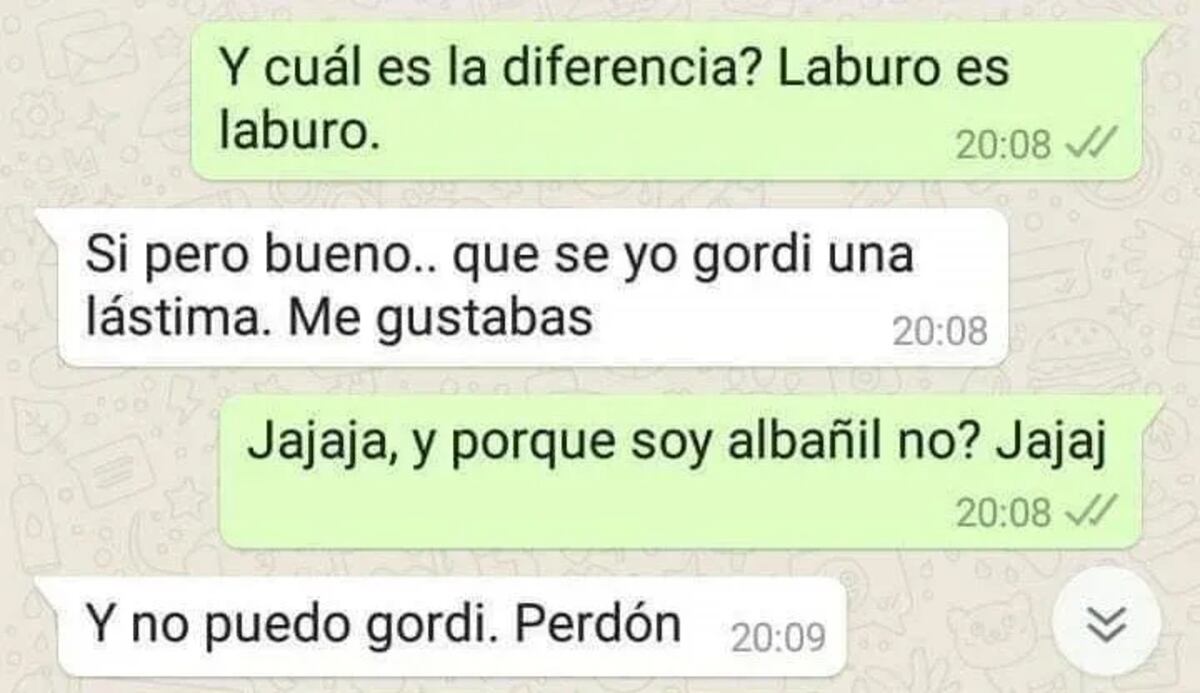 Albañil, whatsapp