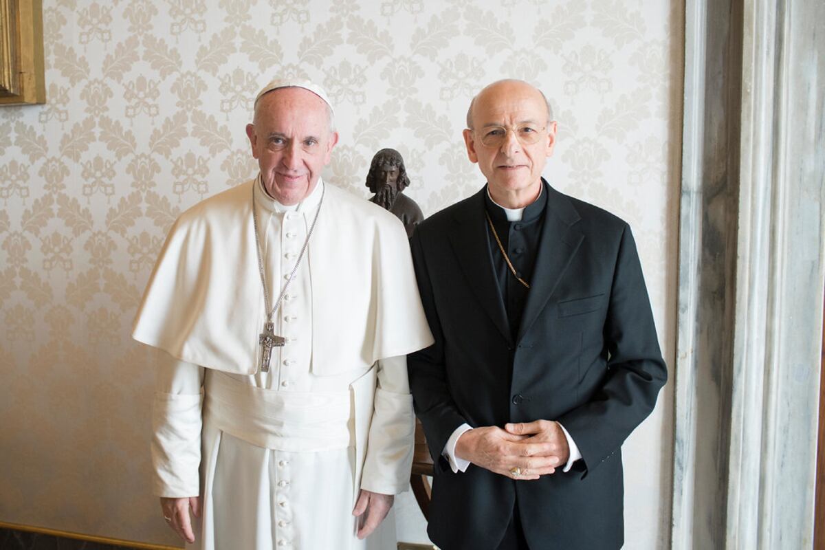Papa Francisco y Fernando Ocáriz.