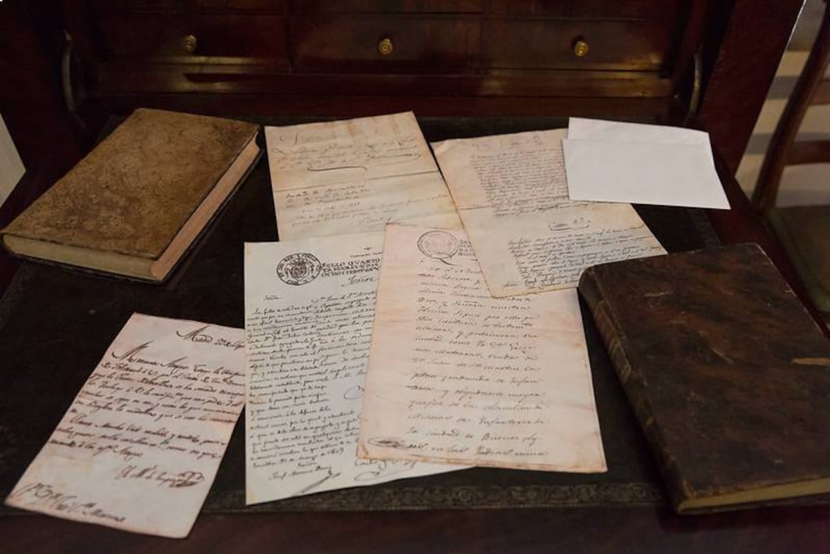 San Martín tenía una muy buena escritura, y era “de mucha correspondencia”. (Gentileza)