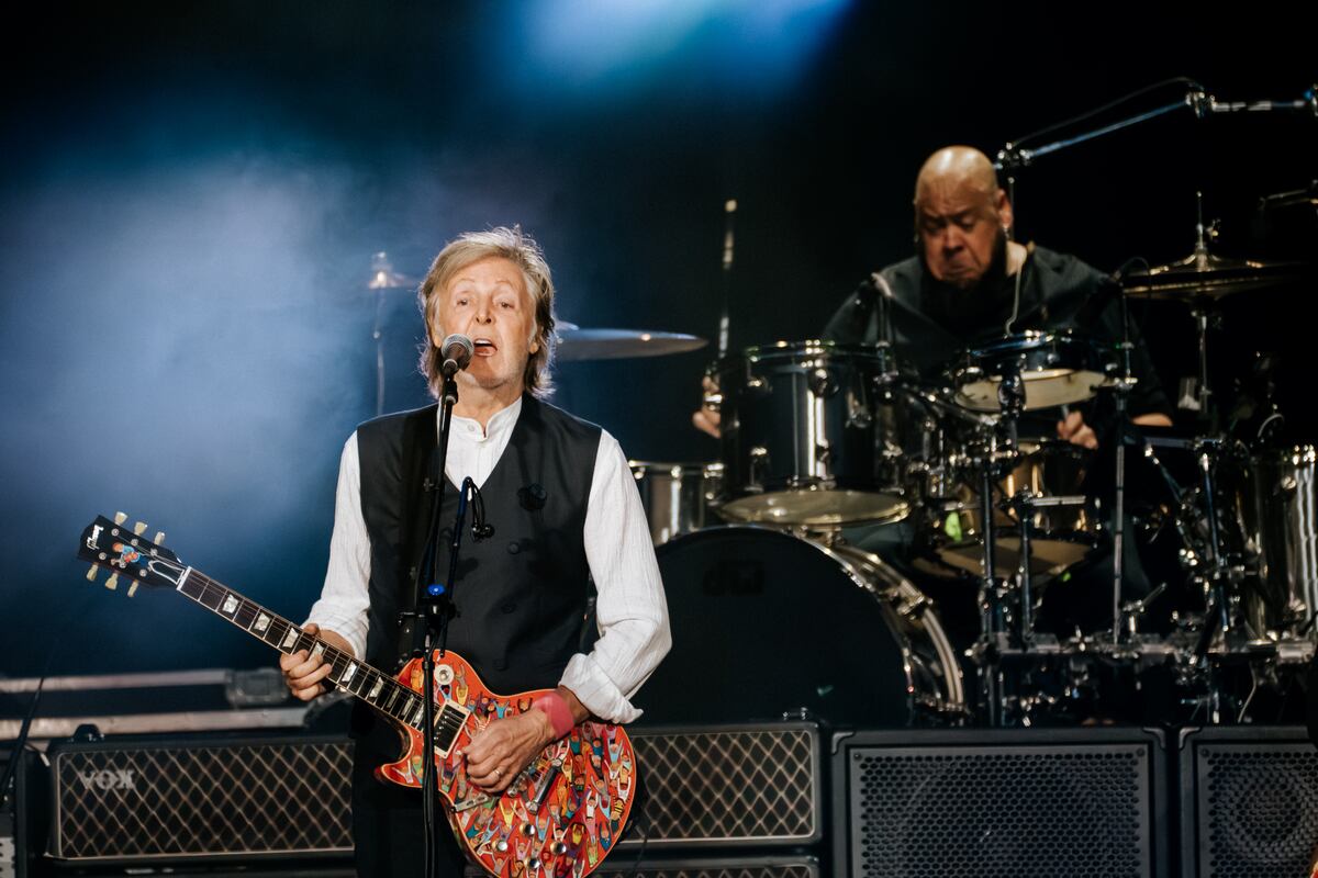 Paul McCartney en River, en el marco de la gira Got Back Tour. (DF Entertainment/ @irishszuarez/ Cata Almada)
