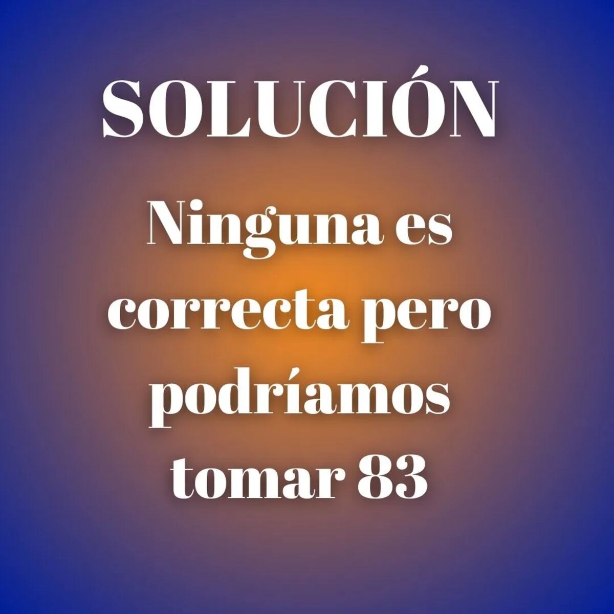 La solución del acertijo visual.