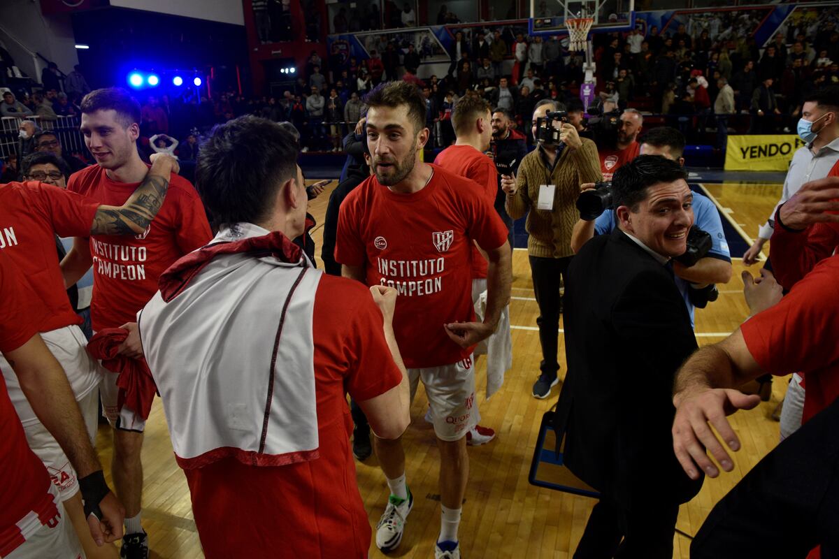 Nicolás Copello fue campeón con Instituto en la temporada 2021/2022. (Ramiro Pereryra / La Voz)