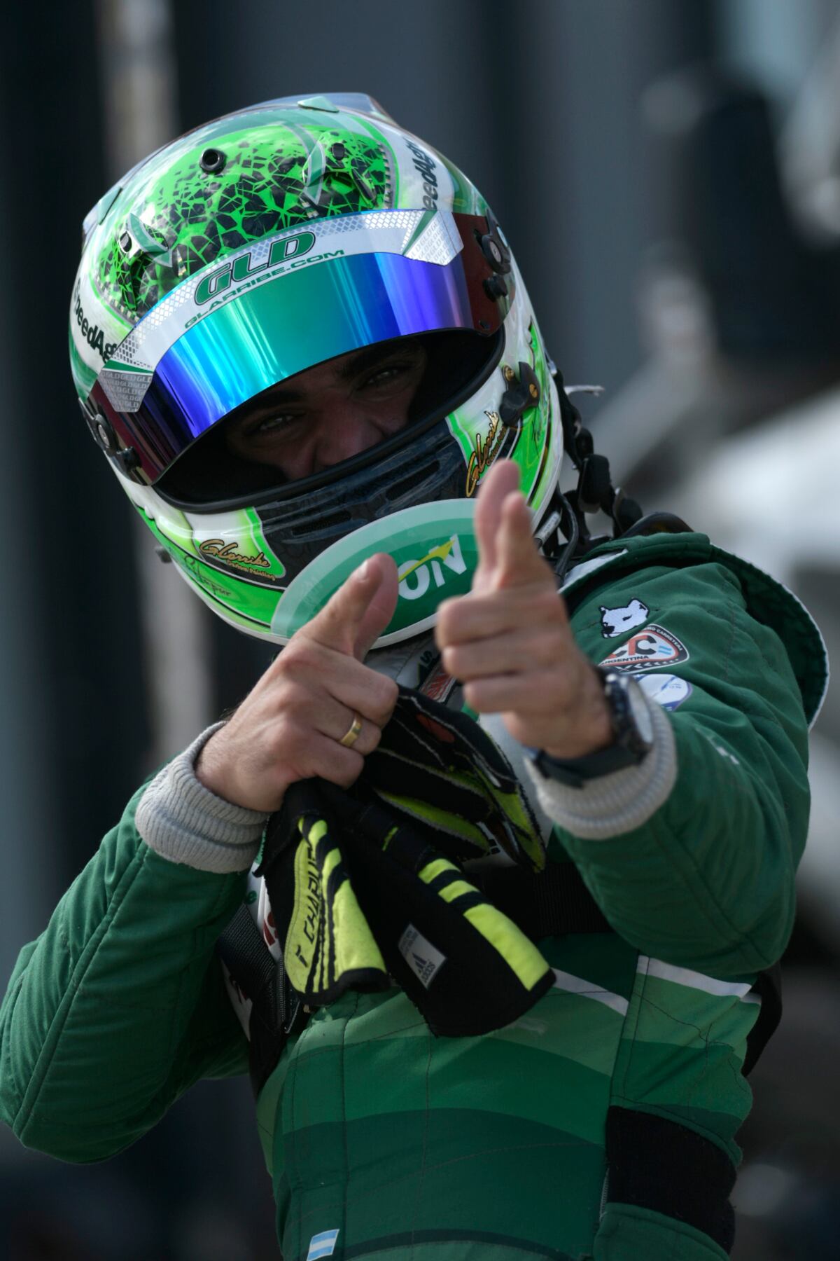 "Metralleta" celebró su victoria con el Torino en Santiago del Estero y se ilusiona con el título en el TC Pista. (ACTC Pista)