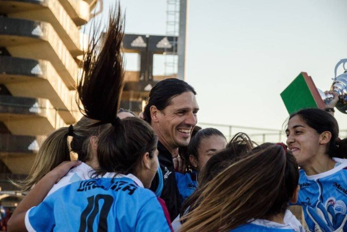 Germán Portanova celebrando su último título en UAI.